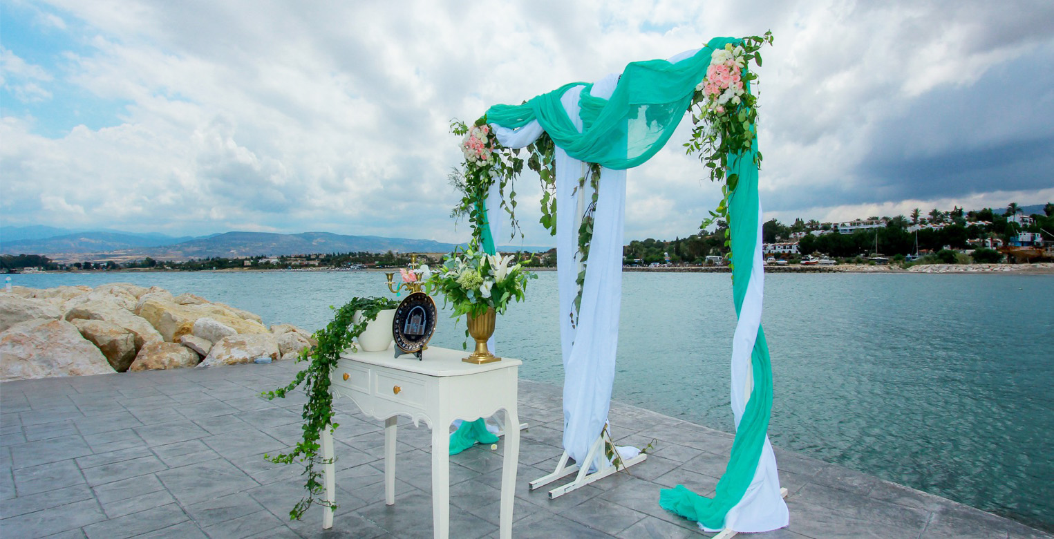 Book your wedding day in Polis - Latchi Harbour Venue